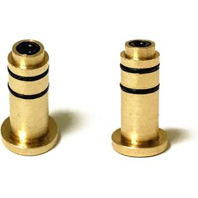 2pcs Gas Refill Adapter Compatible with Antique Dunhil's & Ronson Lighters, Brass