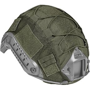 IDOGEAR SPORTS Tactical Helmet Cover for Fast Helmets - Camo M/L Size - Durable 500D Nylon Tactical Gear for Airsoft, Paintball, Hunting
