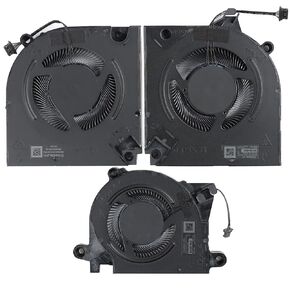 CPU CPU جديد للتبريد+GPU+استبدال مروحة صغيرة لـ Dell Alienware M16 R1 Series 07WCYX 7WCYX MG75091V1-C150-S9A MG75091V1-C160-S9A DC12V 0.42A ، مروحة صغيرة EG500S1-C640-S9A DC5V 0.44A