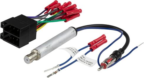 Scosche VW01BCB متوافق مع مجموعة مختارة من 1986-04 Volkswagen/Audi Euro موصل الطاقة/مكبر الصوت / مجموعة الأسلاك لتركيب ستيريو ما بعد البيع مع أسلاك مرمزة بالألوان وموصلات أسلاك مثبتة مسبقًا in Kuwait