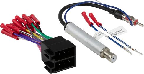 Scosche VW01BCB متوافق مع مجموعة مختارة من 1986-04 Volkswagen/Audi Euro موصل الطاقة/مكبر الصوت / مجموعة الأسلاك لتركيب ستيريو ما بعد البيع مع أسلاك مرمزة بالألوان وموصلات أسلاك مثبتة مسبقًا in Kuwait