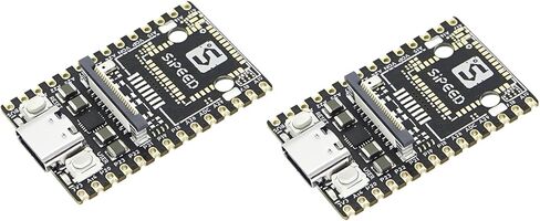 Sipeed Licheerv Nano RISC-V Board ، WiFi 6 Ethernet AI Vision Sensor ، 1TOPS NPU 1GHZ RISC-V C906 CPU ، 2GBIT DDR3 RAM 100M RJ45 PORT ، Linux Debian (Licheerv-W 2PCS) in Kuwait