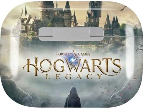 غلاف صوتي من Skinit متوافق مع Apple AirPods Pro (الجيل الثاني، 2022) - تصميم شعار Warner Bros Hogwarts Legacy مرخص رسميًا in Kuwait