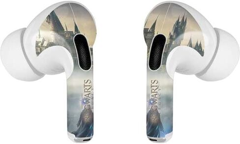 غلاف صوتي من Skinit متوافق مع Apple AirPods Pro (الجيل الثاني، 2022) - تصميم شعار Warner Bros Hogwarts Legacy مرخص رسميًا in Kuwait