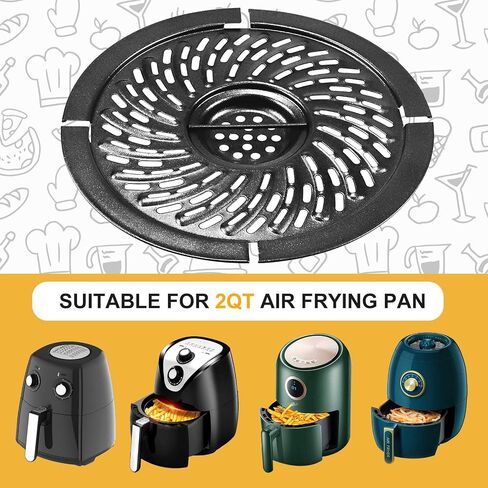 Air Fryer Dehydrator Rack for Chefman 6.3QT 4-In-1 Digital Air Fryer Oven, Premium Oven Shelf Grill Crisper Plate Tray Insert Grate Rack Grid for Chefman 6.3QT Air Fryer, Dishwasher Safe in Saudi Arabia