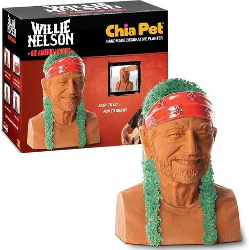 Chia Pet Indiana Jones with Seed Pack, Decorative Pottery Planter, Easy to Do and Fun to Grow, Novelty Gift, Perfect for Any Occasion in Saudi Arabia