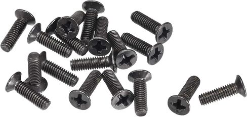 uxcell M3 x 30mm Phillips Screw Fastener Black for Laptop PC TV Fan Switch 200pcs in Kuwait