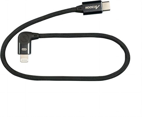 Accsoon USB-C إلى كابل الإضاءة لـ SeeMo 4k/ SeeMo/SeeMo Pro (30 سم) in Kuwait