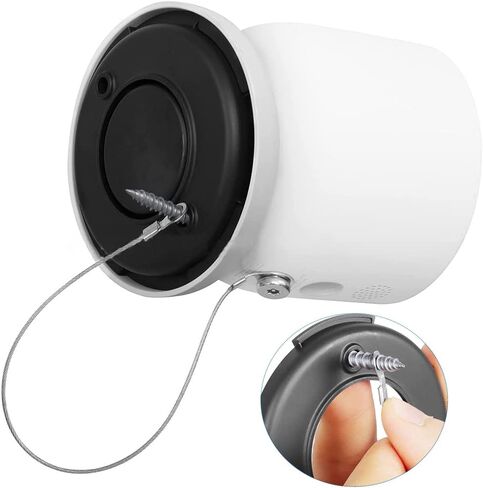 VVHOOY Anti Drop Camera Security Chain Compatible with Google Nest Cam(Battery)/Arlo Pro 4 3 Ultra 2/Simplisafe Outdoor/Noorio B200 Wireless, Anti Theft Camera Safety Cable No Need Screwdriver 2 Pack in Kuwait