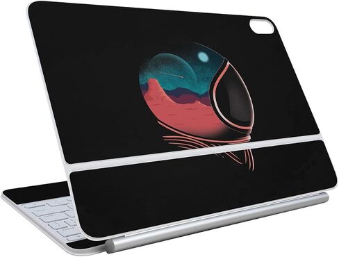 Skin Compatible with Apple Magic Keyboard for iPad Air 11-inch (M3) 2025 - Golden Nebula - Premium 3M Vinyl Protective Wrap Decal Cover - Easy to Apply | Crafted in The USA by MightySkins in Saudi Arabia