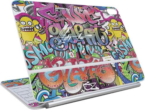 Skin Compatible with Apple Magic Keyboard for iPad Air 11-inch (M3) 2025 - Golden Nebula - Premium 3M Vinyl Protective Wrap Decal Cover - Easy to Apply | Crafted in The USA by MightySkins in Saudi Arabia