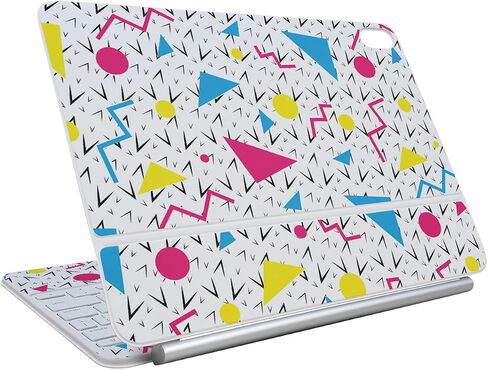Skin Compatible with Apple Magic Keyboard for iPad Air 11-inch (M3) 2025-90s Fun - Premium 3M Vinyl Protective Wrap Decal Cover - Easy to Apply | Crafted in The USA by MightySkins in Saudi Arabia