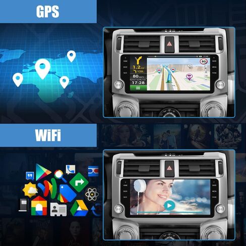 Car Radio Stereo 10.33 Inch Touch Screen Android 13 for Toyota 4runner 2010-2022 with Wireless CarPlay Android Auto in Saudi Arabia