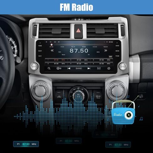 Car Radio Stereo 10.33 Inch Touch Screen Android 13 for Toyota 4runner 2010-2022 with Wireless CarPlay Android Auto in Saudi Arabia