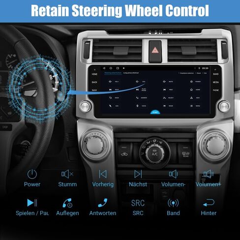 Car Radio Stereo 10.33 Inch Touch Screen Android 13 for Toyota 4runner 2010-2022 with Wireless CarPlay Android Auto in Saudi Arabia