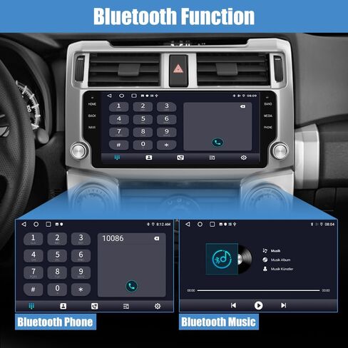 Car Radio Stereo 10.33 Inch Touch Screen Android 13 for Toyota 4runner 2010-2022 with Wireless CarPlay Android Auto in Saudi Arabia