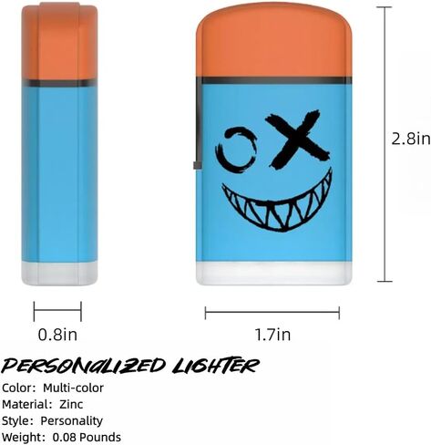 3 Pack Butane Torch Lighter, Mini Cute Refillable Lighters, Windproof Blue Jet Flame Lighters for Candle, Outdoor Camping (Gas Not Included) in Saudi Arabia
