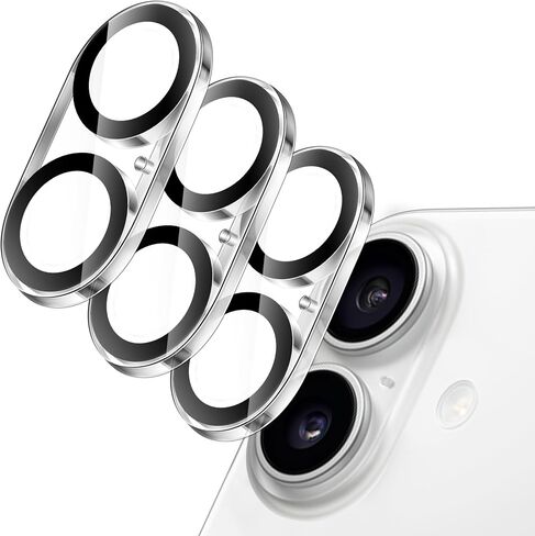 JETech Camera Lens Protector for iPhone 16 Pro 6.3-Inch and iPhone 16 Pro Max 6.9-Inch, 9H Tempered Glass, Anti-Scratch, Case Friendly, Does Not Affect Night Shots, HD Clear, 3-Pack in Saudi Arabia