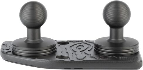 حامل الهاتف الخلوي Bulletpoint Metal Dash Mount + حامل كاميرا الحركة متوافق مع 2024+ Jeep Wrangler JL / 4xe & 2024+ Jeep Gladiator Dual 20mm Ball Mount (جانب الركاب) in Kuwait