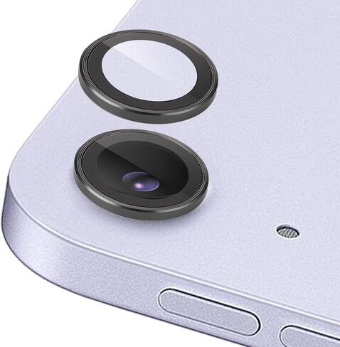 (2 Set for iPad Air 13 M3/ iPad Air 11/ iPad 11 A16 (2025) Camera Lens Protector, 9H Tempered Glass Camera Cover Protector Metal Ring Decoration Accessories (Black) in Kuwait