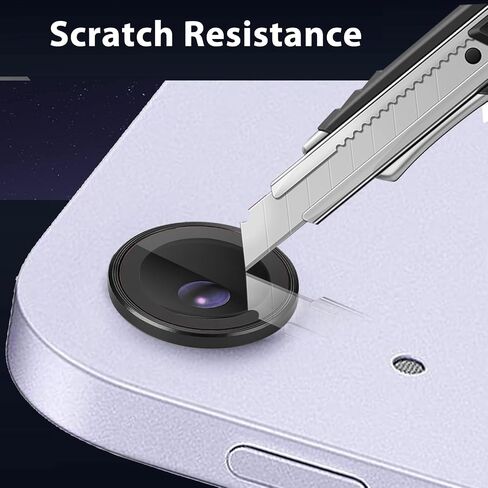 (2 Set for iPad Air 13 M3/ iPad Air 11/ iPad 11 A16 (2025) Camera Lens Protector, 9H Tempered Glass Camera Cover Protector Metal Ring Decoration Accessories (Black) in Kuwait