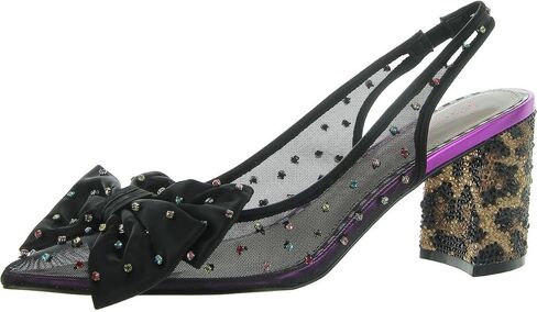 حذاء Betsey Johnson Dafney Pump للسيدات، ليوبارد متعدد الألوان، 7 in Saudi Arabia