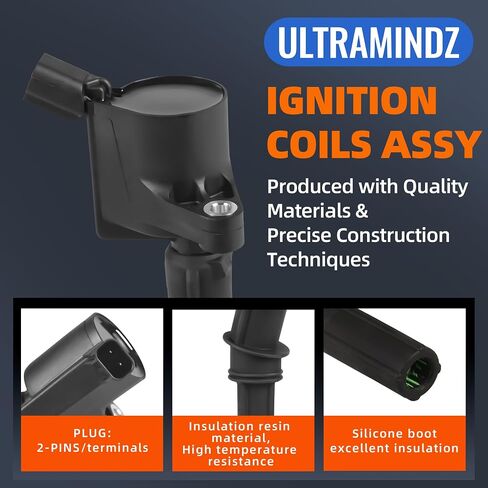 Ignition Coils for Ford F150 6.2L V8 2010 2011 2012 2013 2014 F250 Super Duty F350 Super Duty E350 Super Duty 6.2L 2011-2017 UF631 UF639 DG525 DG526 C1801 DG526 GN10619 C823 in Kuwait