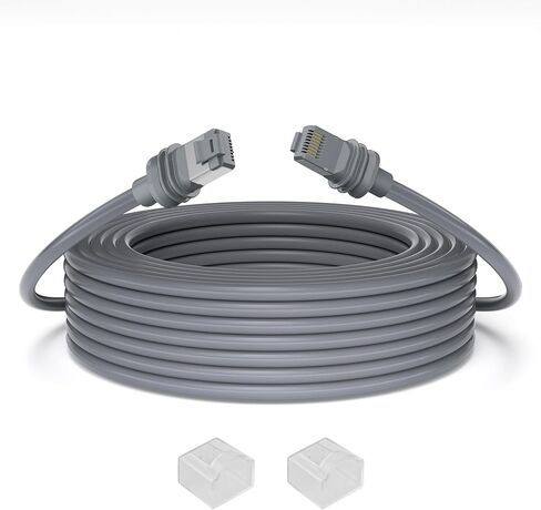 Starlink Cable Gen 3 Short 16.4FT/5M Replacement Starlink Extension Cable V3 for Starlink Rectangular Satellite Gen 3 Outdoor Starlink Ethernet Cable Gen 3 with End Cap Waterproof Gray 5M in Saudi Arabia
