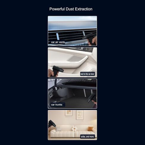 Mini Blower Jet Fan Air Dryer ، Cordless Electric Duster 130000 دورة في الدقيقة ، بطارية ليثيوم أيون 3000 مللي أمبير في الساعة ، منفاخ هواء قابل لإعادة الشحن لتنظيف لوحة المفاتيح ، الكمبيوتر ، الكمبيوتر المحمول ، السيارة (أسود) in Kuwait