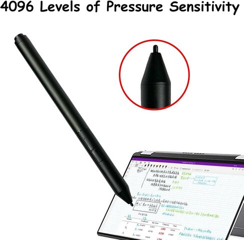 Active Pen G3 Compatible with HP Active Pen G3 EliteBook x360 G3/G4/G6/G7/G8/G9,HP Elite x2,HP ZBook Studio x360 G5,HP ProBook G1/G2,HP Elite Dragonfly Laptop for HP T4Z24AA 1FH00AA 4KL69AA(Black) in Kuwait