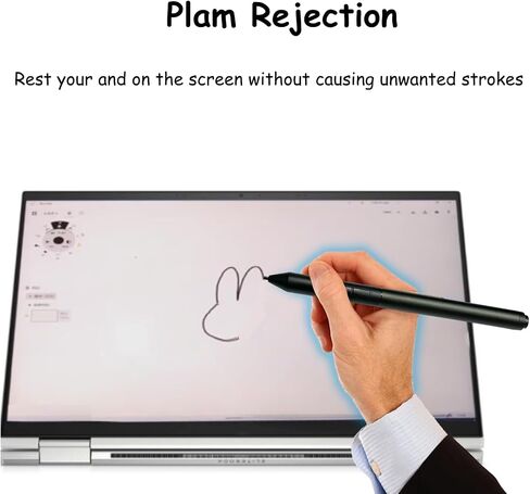 Active Pen G3 Compatible with HP Active Pen G3 EliteBook x360 G3/G4/G6/G7/G8/G9,HP Elite x2,HP ZBook Studio x360 G5,HP ProBook G1/G2,HP Elite Dragonfly Laptop for HP T4Z24AA 1FH00AA 4KL69AA(Black) in Kuwait