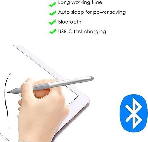 Active Pen G3 Compatible with HP Active Pen G3 EliteBook x360 G3/G4/G6/G7/G8/G9,HP Elite x2,HP ZBook Studio x360 G5,HP ProBook G1/G2,HP Elite Dragonfly Laptop for HP T4Z24AA 1FH00AA 4KL69AA(Black) in Kuwait