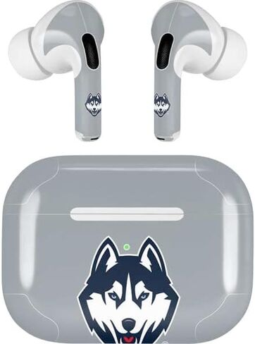 Skinit Decal Audio Skin Compatible with Apple AirPods Pro (2rd Gen, 2022) - Officially Licensed Huskies UConn Design in Kuwait