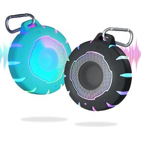 HEYSONG Waterproof Bluetooth Speaker, IPX7 Small Shower Speaker, Lightweight Portable Speakers for Travel, Pool, Beach, Biking, Kayak