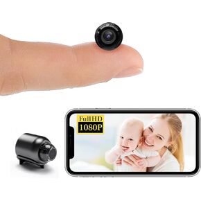 Small Wireless WiFi IP Camera,Concealed Portable Camera, HD1080P Video Recording Live Feed,Baby Monitor Camera with Night Vision,Motion Detection,Cloud Storage for Remote Security Outdoor/Indoor