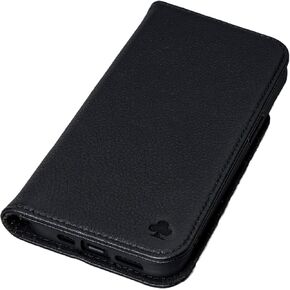Porter Riley - Leather Case for iPhone 11 (6.1"). Premium Genuine Leather Stand/Cover/Wallet/Flip Case with Card Slots & Horizontal Stand (Chocolate Brown)