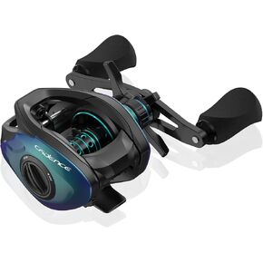 Cadence Vigor Baitcasting Reels - 9+1BB Super Smooth Baitcaster Reels with 20lbs Carbon Fiber Drag, 6.7oz Ultralight Fishing Reels, Low Profile Casting Reels with Magnetic Braking System