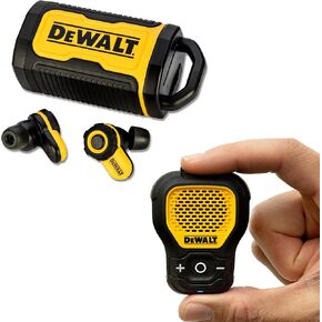 DEWALT Jobsite Audio Bundle – ANC True Wireless Earbuds & Wearable Bluetooth Speaker, Noise Reduction