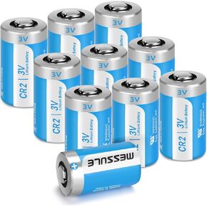 CR2 3V Lithium Battery 900mAh 6 Pack with PTC Protection DL-CR2 for Boresighter Golf Rangefinder,Mini55,Baby Monitor, Flashlight (Non-Rechargeable)