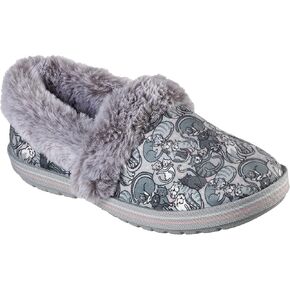 Skechers Women's BOBS Too Cozy - Little Spoon Slipper, Grey/Multi, 10M