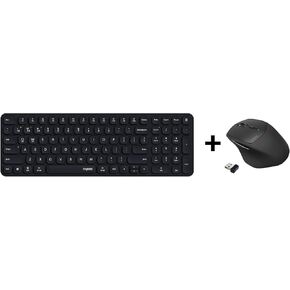 Rapoo E9350L Wireless Keyboard MT550 Wireless Mouse