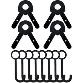 AR500 Steel Target Hangers and Gong Targets Combo Pack, CJEMIX Gong Target Hanging Kit