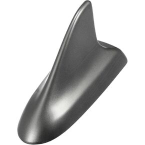 Universal Dark Gray Plastic Shark Fin Pattern Car Adhesive Decorative Antenna Auto Replacement Parts