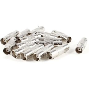 15 PCS BNC أنثى إلى BNC أنثى CCTV محول كاميرا الأمان موصل مستقيم