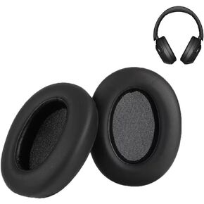 XB910N Earpads for Sony WH-XB910N Replacement Ear Cushion Pads with Protein Leather and Memory Foam for Sony WHXB910N Headphones ONLY, Black (Updated Version)