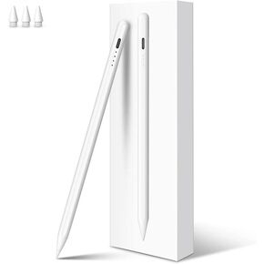 Active Stylus Pen for Touchscreen Tablets – Compatible with iOS & Android Devices, 2018–2025 Models, Palm Rejection, USB-C Rechargeable, Fine Tip Precision for Drawing & Writing