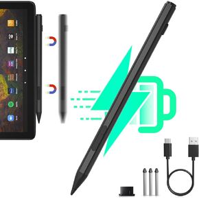 USI 2.0 Stylus Pen for Chromebook, Amazon Fire Max 11, Lenovo Chromebook Duet Pen, Acer Chromebook Spin 314 Stylus, Google Pixel Tablet, USI Chromebook Pen Stylus with 4096 Sensitivity & USB-C Charge