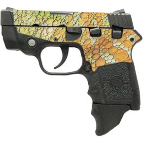 MightySkins Glossy Glitter Skin Compatible with Smith & Wesson M&P Bodyguard 380 (Green or No Laser) - Iguana Skin | Protective, Durable High-Gloss Glitter Finish | Easy to Apply | Made in The USA