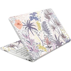 Laptop Skin Decal HP 15.6" - Botanical, Laptop Cover Sticker, No Cutting Required, No Bubble, Waterproof, Scratch Resistant - Including Wide Screen and Wrist Pad