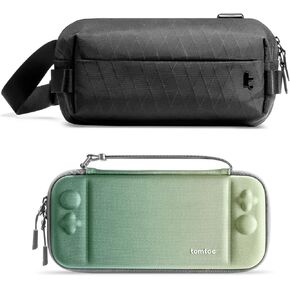 حقيبة حبال Tomtoc Compact EDC X-PAC وحمل حمل Slim لـ Nintendo Switch